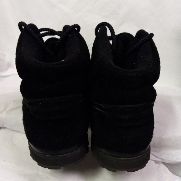 Mountain Gear Ankle Boots Black Suede Leather Size 6M - Picture 3 of 6